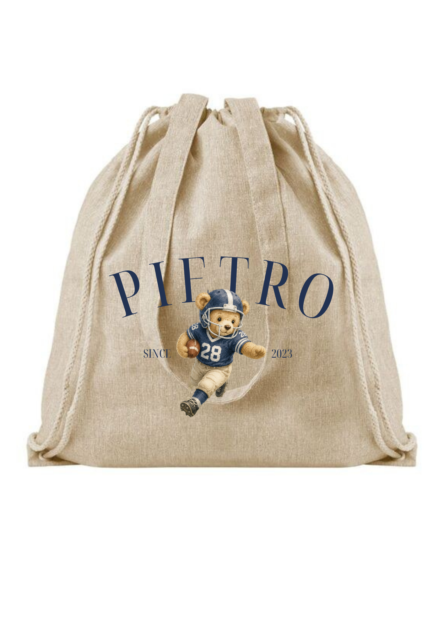 Sacca asilo Teddy Football