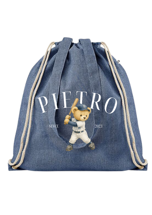 Sacca asilo Teddy Baseball