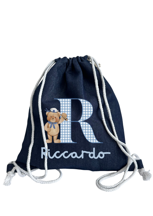 Sacca Asilo Iniziale vichy Denim