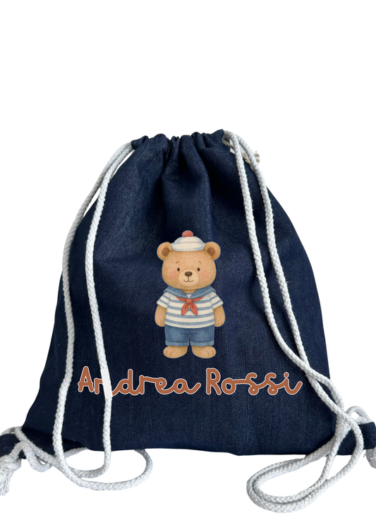 Sacca Asilo Navy Denim