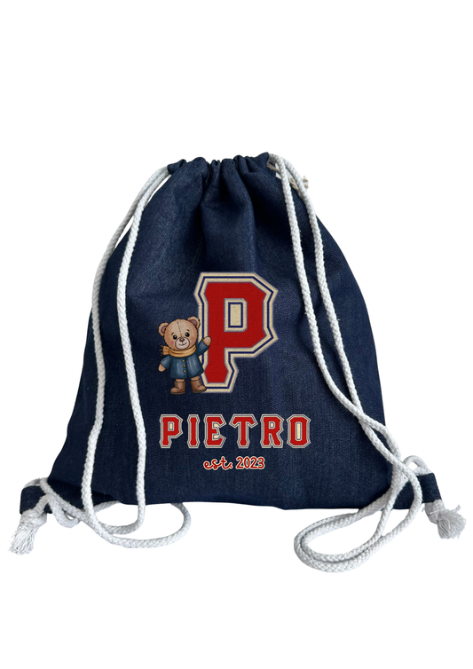 Sacca Asilo Mini college Denim