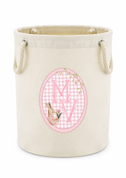 Cesto giochi Bunny Rosa